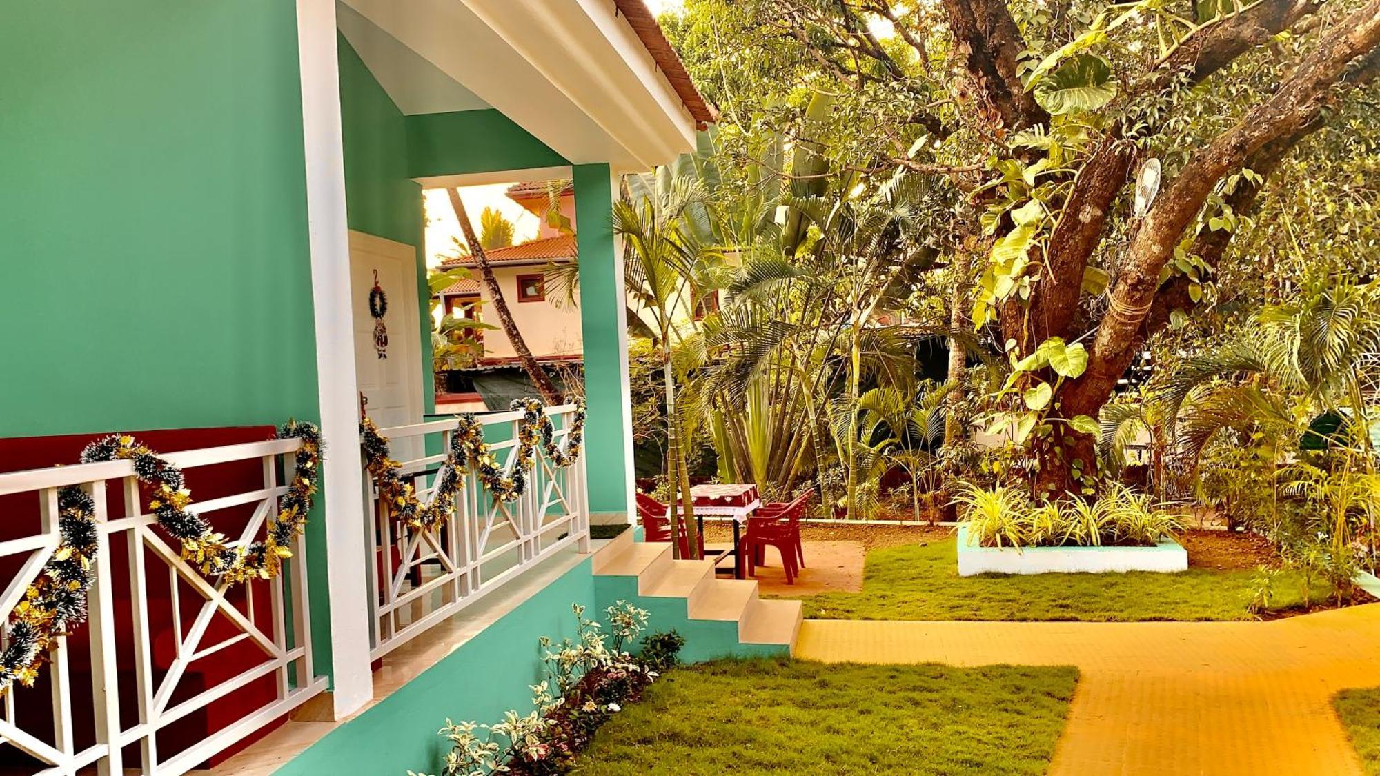 Stan-Inn, North Goa, Vagator, With Strong Wifi,Free Private Parking & Kitchen, Can Cook Where You Stay Eksteriør bilde